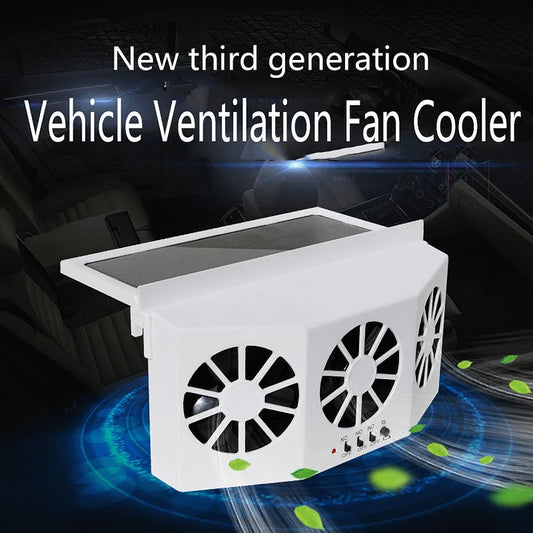 ✈️FREE SHIPPING✈️The New Solar Car Cooling Artifact [air circulation exhaust fan]