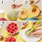 3-in-1 Stainless Steel Fruit Carving Knife