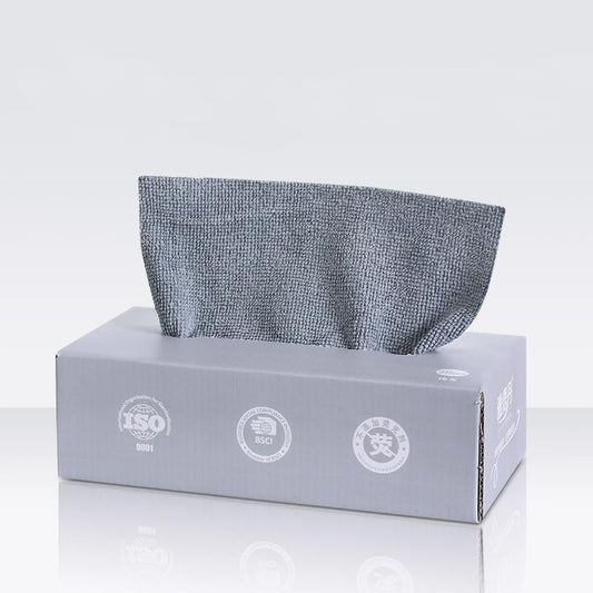 A Box Of Eco-Friendly Cleaning Cloths - Reusable Absorbent Cleaning Cloths