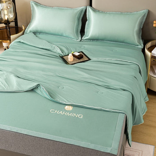 Light Luxury Cool Mat & Pillowcase Bedding Set